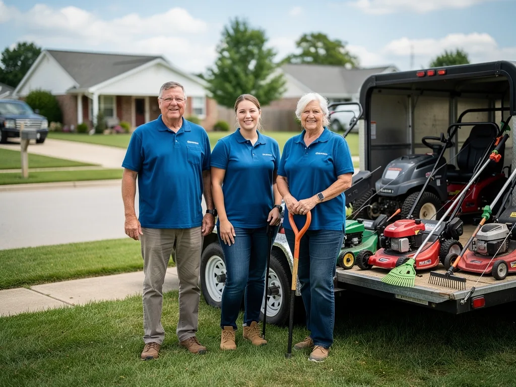 Landscaper Dalton Pros team